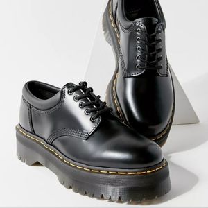 Dr. Martens Black Platform Loafers